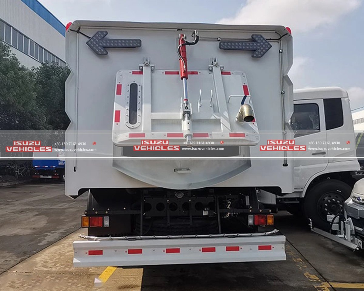 High Pressure Road Sweeping truck Back High Pressure Road Sweeping truck Back
