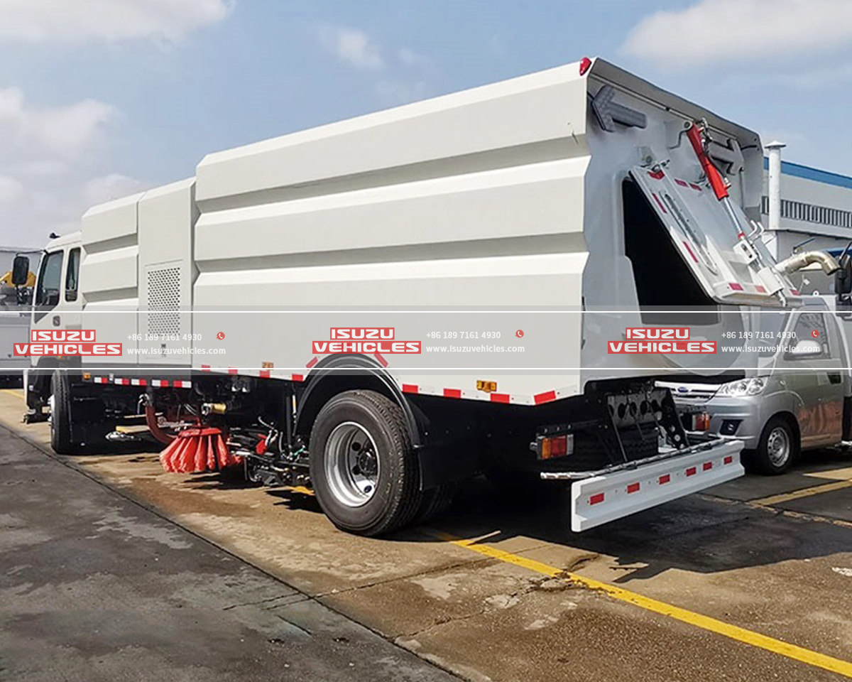 High Pressure Road Sweeping truck Body High Pressure Road Sweeping truck Body