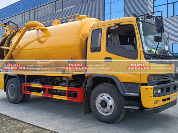 ISUZU 10000L Jet VAC Truck Side Head