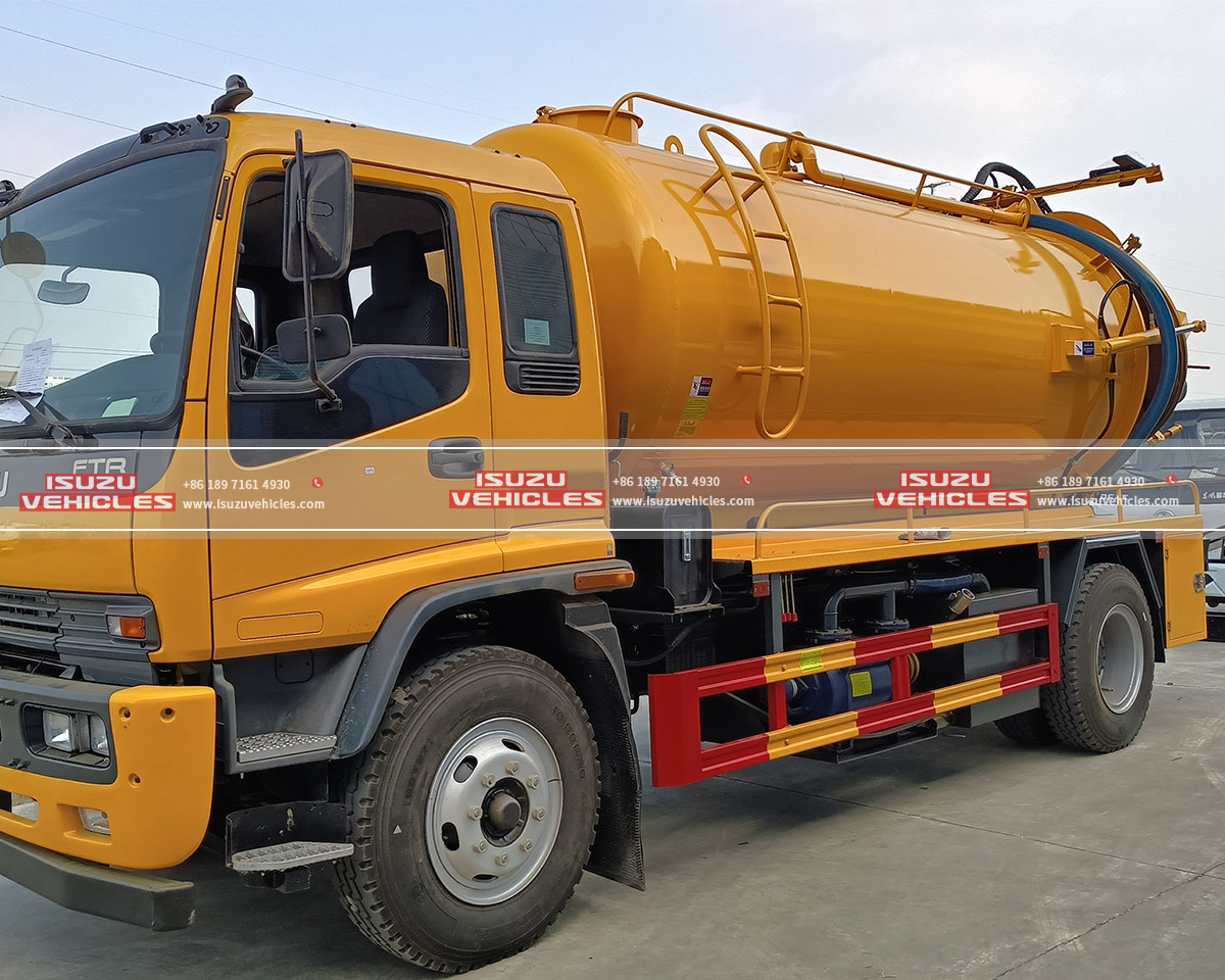 ISUZU 10000L Jet VAC Truck Side ISUZU 10000L Jet VAC Truck Side