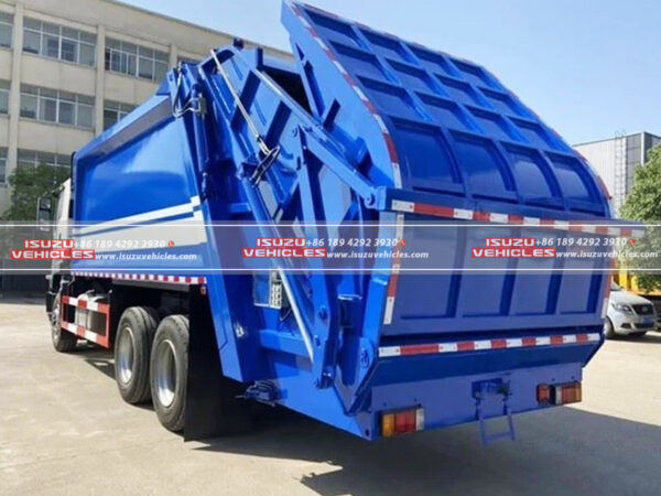 ISUZU 18CBM Garbage Compressor Vehicle Back