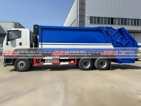 ISUZU 18CBM Garbage Compressor Vehicle Container Side