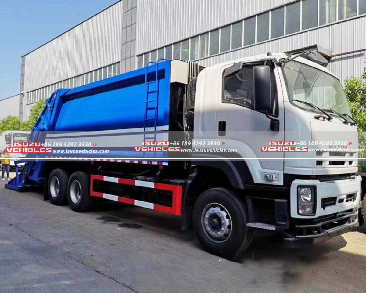 ISUZU 18CBM Garbage Compressor Vehicle Front ISUZU 18CBM Garbage Compressor Vehicle Front