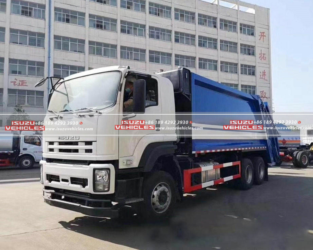 ISUZU 18CBM Garbage Compressor Vehicle Side ISUZU 18CBM Garbage Compressor Vehicle Side