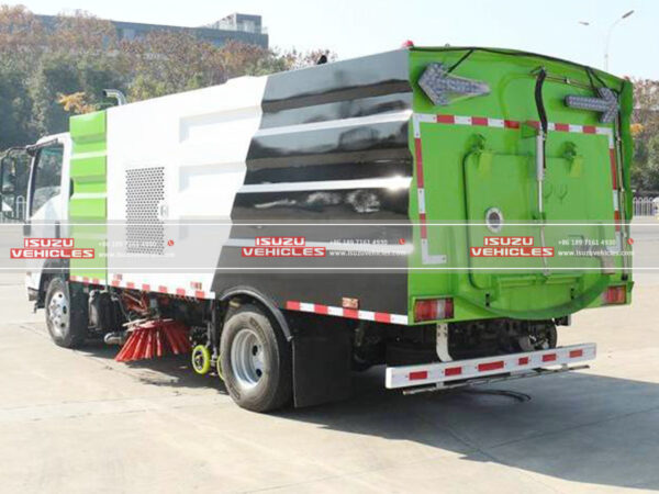 ISUZU 3CBM Wet Sweeper Truck Back Body
