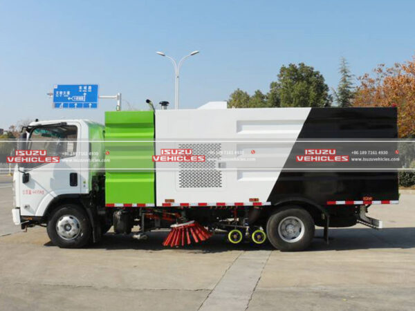 ISUZU 3CBM Wet Sweeper Truck Body