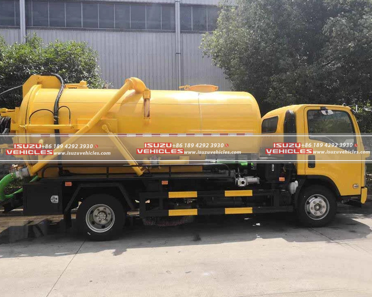 ISUZU 6000L Drain Jetting Truck Container Body ISUZU 6000L Drain Jetting Truck Container Body