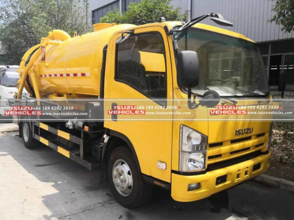 ISUZU 6000L Drain Jetting Truck Side Head