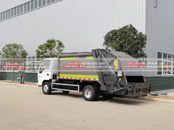 ISUZU 6CBM Rear Loader Garbage Truck Back Loader