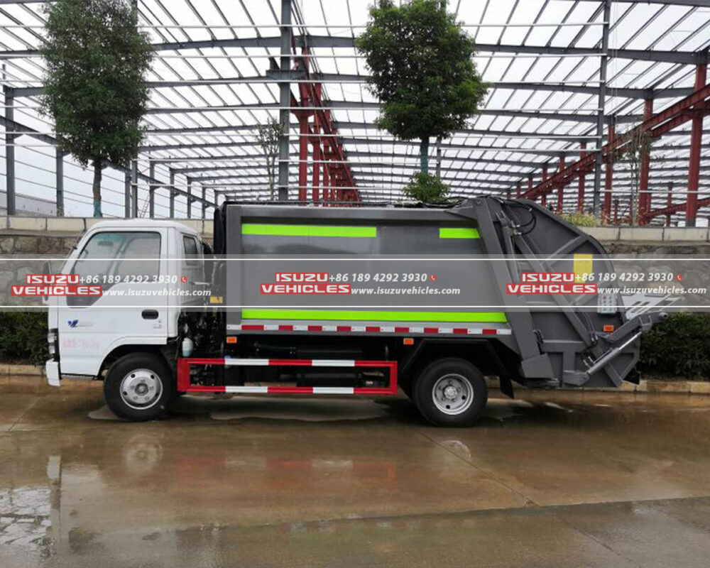 ISUZU 6CBM Rear Loader Garbage Truck Container