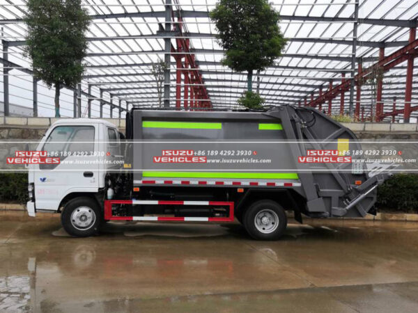 ISUZU 6CBM Rear Loader Garbage Truck Container