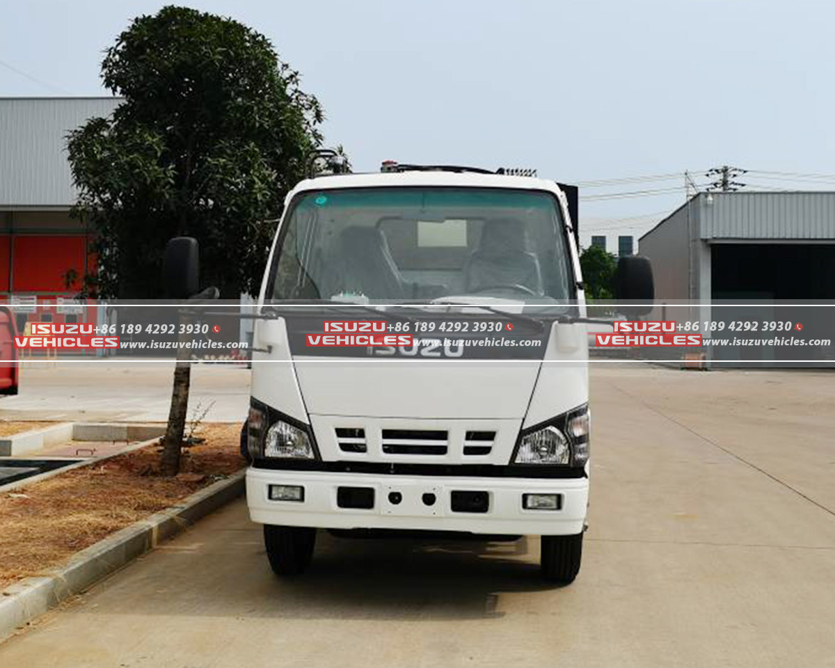 ISUZU 6CBM Rear Loader Garbage Truck Head Front ISUZU 6CBM Rear Loader Garbage Truck Head Front