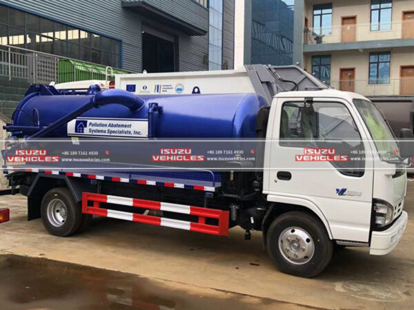 ISUZU Cesspit Emptier Vacuum Truck Container