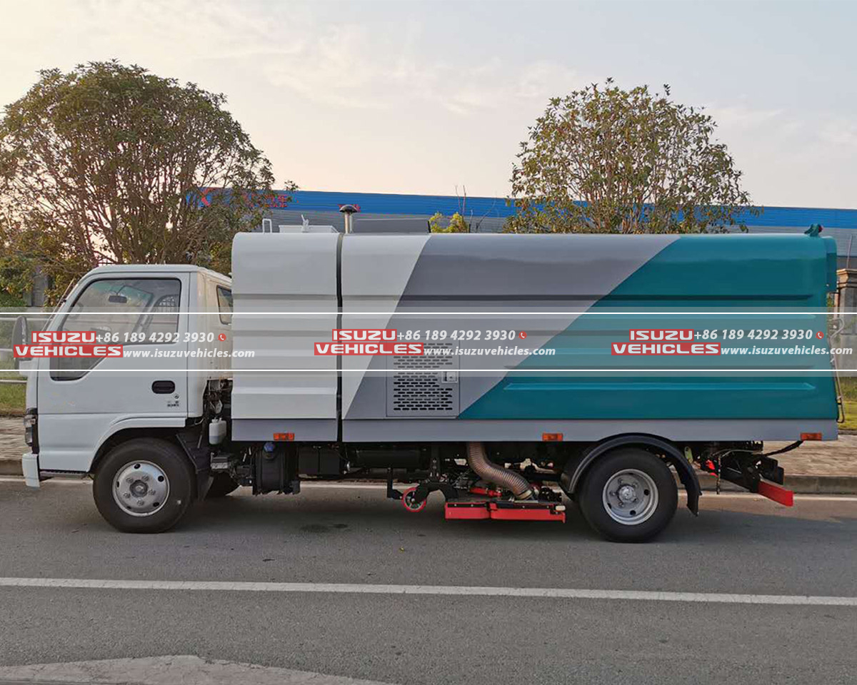 ISUZU NFR Vacuum Street Sweeper Body ISUZU NFR Vacuum Street Sweeper Body