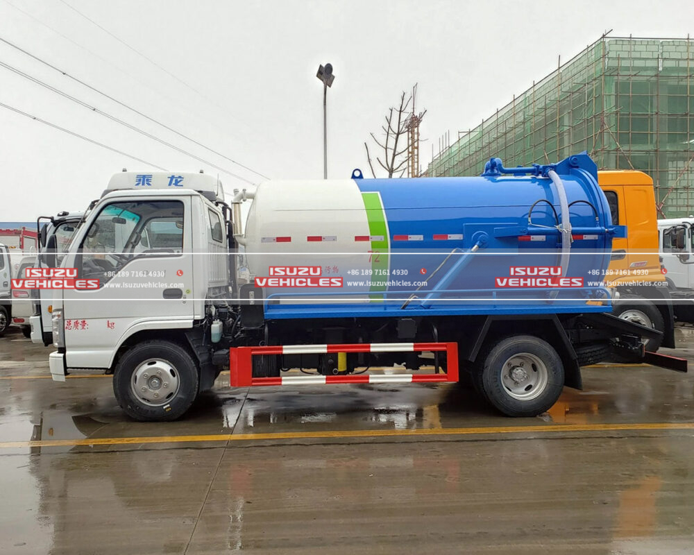 ISUZU NKR Sewage Pump Truck Body