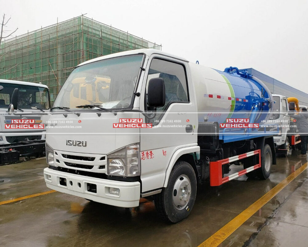 ISUZU NKR Sewage Pump Truck Head Left