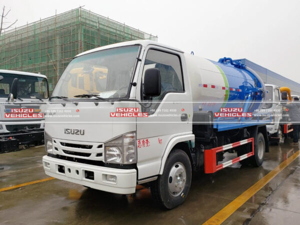 ISUZU NKR Sewage Pump Truck Head Left