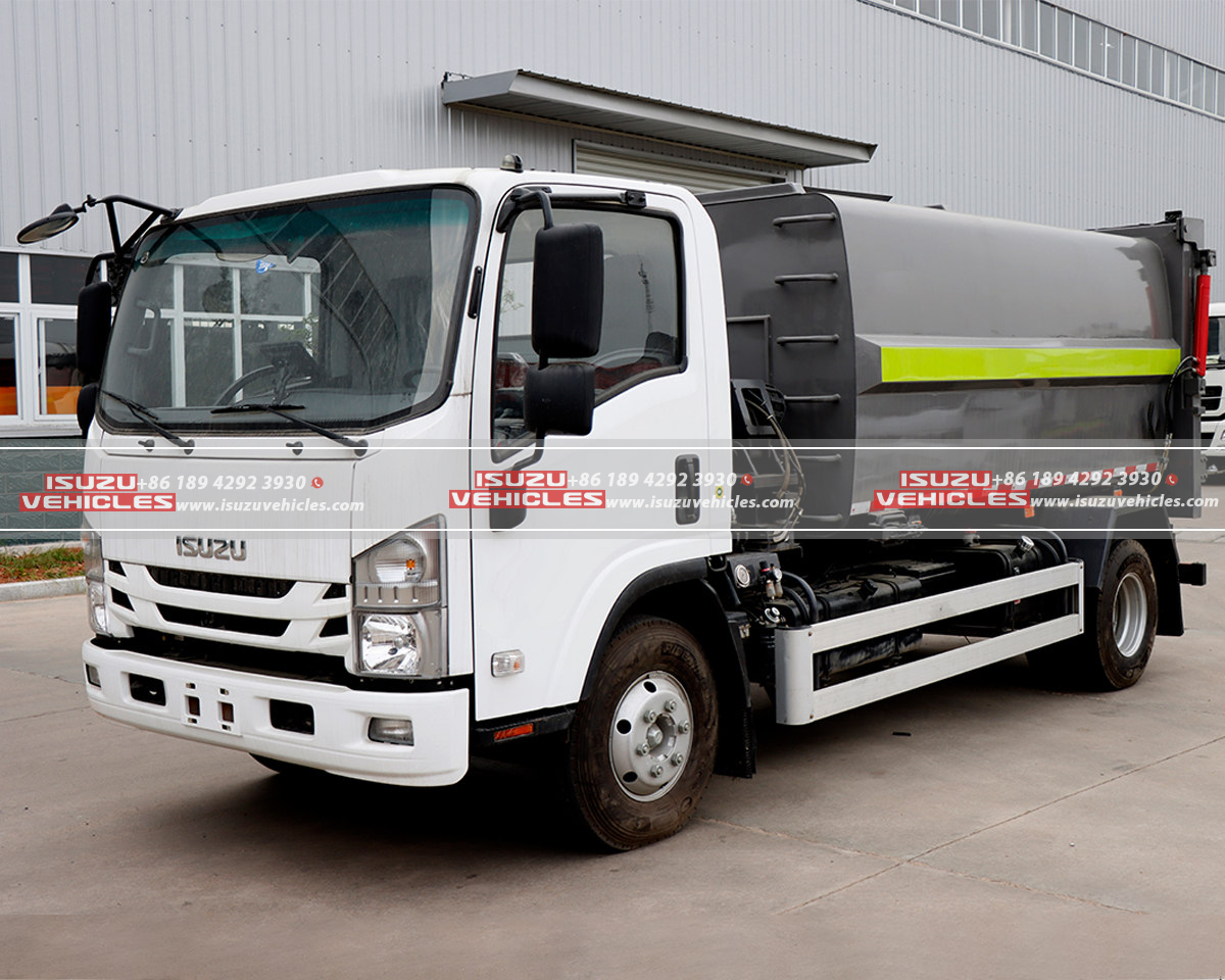 ISUZU Rufuse Side Loader Truck Front ISUZU Rufuse Side Loader Truck Front
