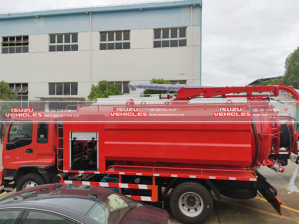 ISUZU Sewer Jet Cleaning Truck Container