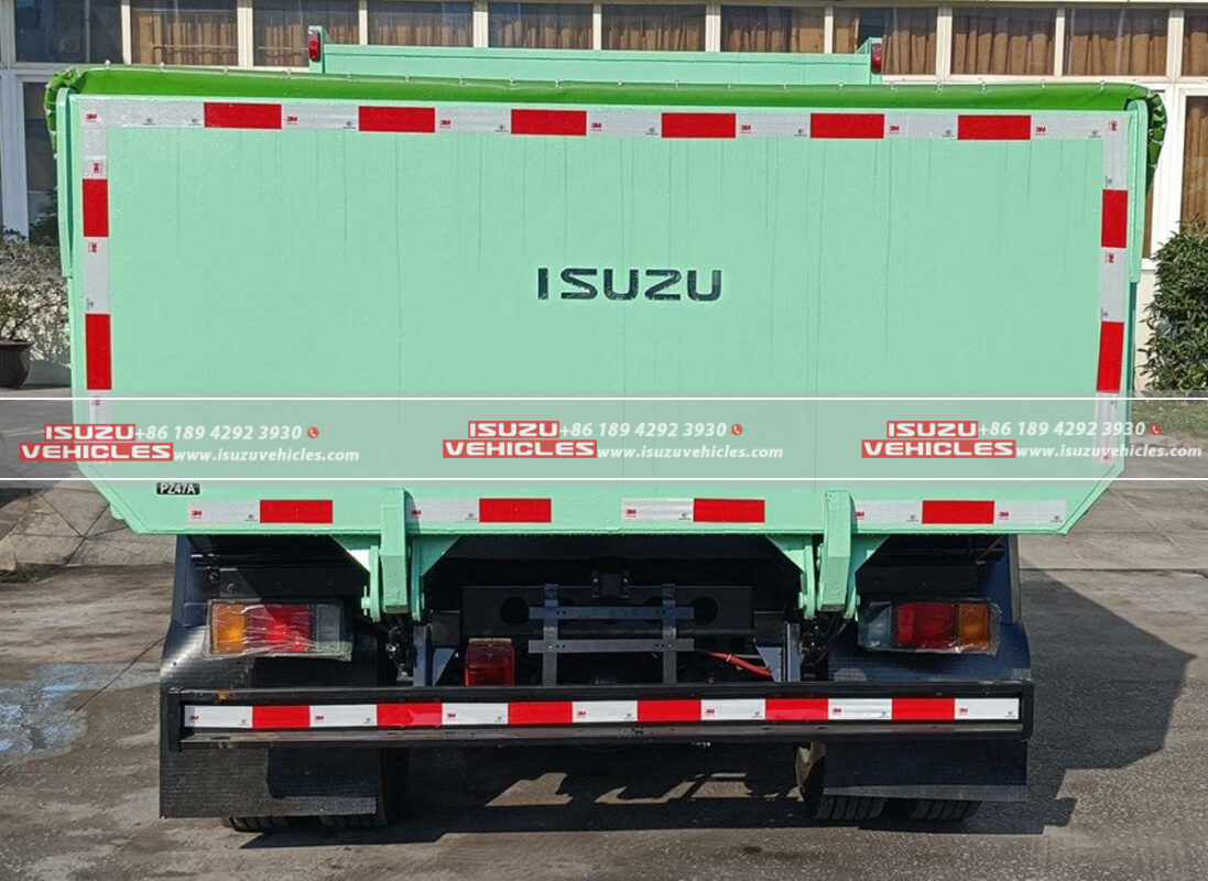 Isuzu 5.2 liter Dump Truck back