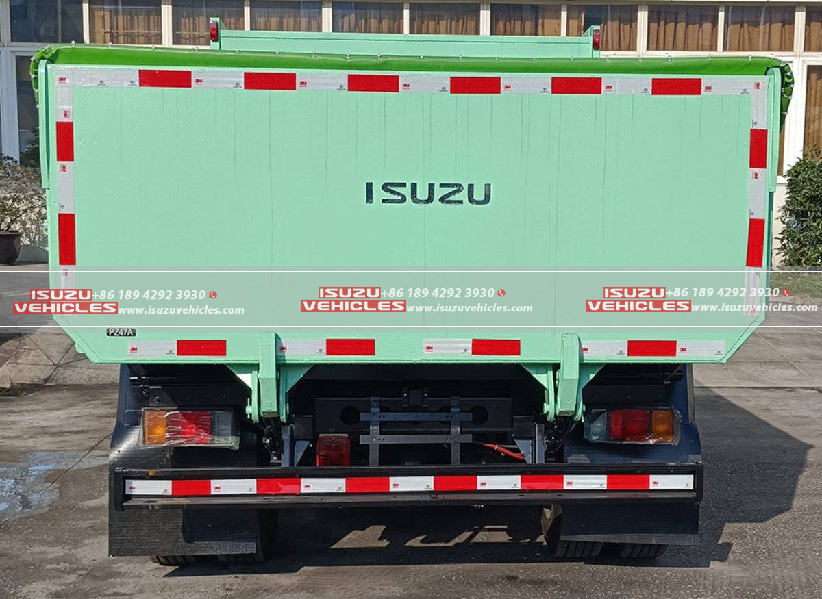 Isuzu 5.2 liter Dump Truck back