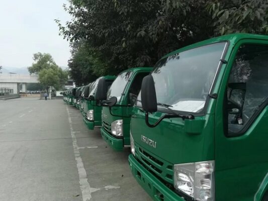 ISUZU Delivery Waiting Line Green