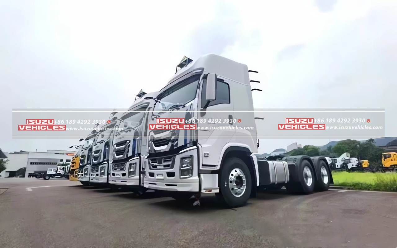 ISUZU Tractor Truck from the side