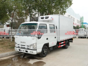 Camión con caja de enfriamiento refrigerado ISUZU de 6 toneladas
