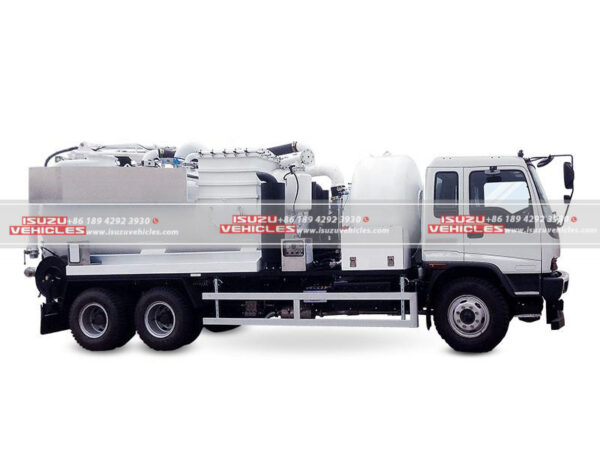 ISUZU 10 CBM Dry Vacuum Truck Body