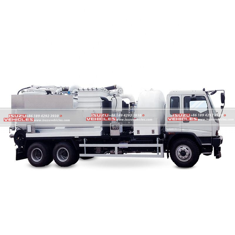 ISUZU 10 CBM Dry Vacuum Truck Body ISUZU 10 CBM Dry Vacuum Truck Body