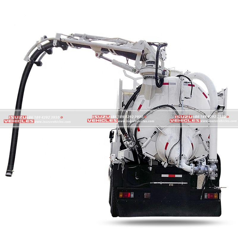 ISUZU 10 CBM Dry Vacuum Truck Using ISUZU 10 CBM Dry Vacuum Truck Using