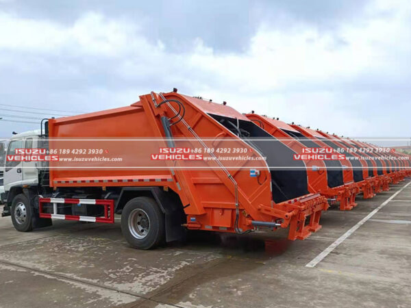 ISUZU 10CBM Refuse Compactor Truck Body