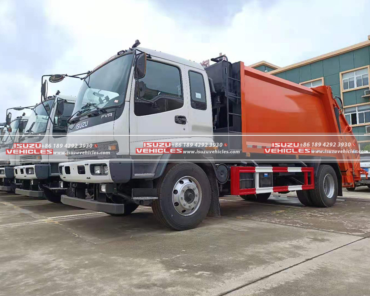 ISUZU 10CBM Refuse Compactor Truck Front ISUZU 10CBM Refuse Compactor Truck Front