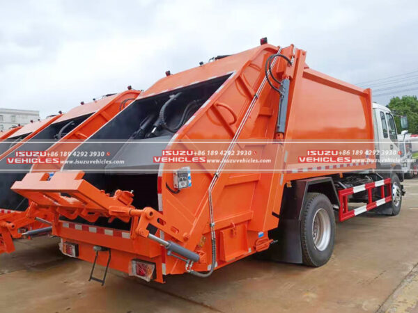 ISUZU 10CBM Refuse Compactor Truck Loader