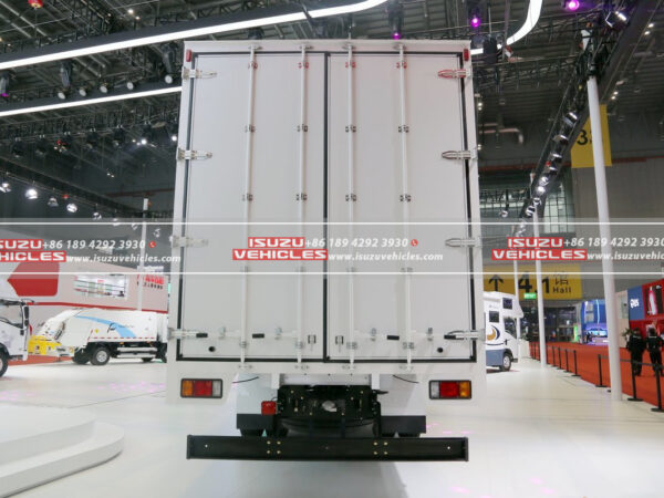 ISUZU 12 Meter Van Box Cargo Truck Back