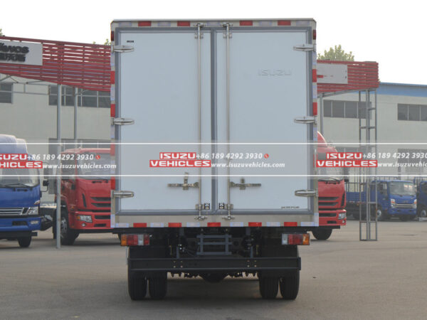 ISUZU 18 CBM Refrigerated Box Truck Back Side