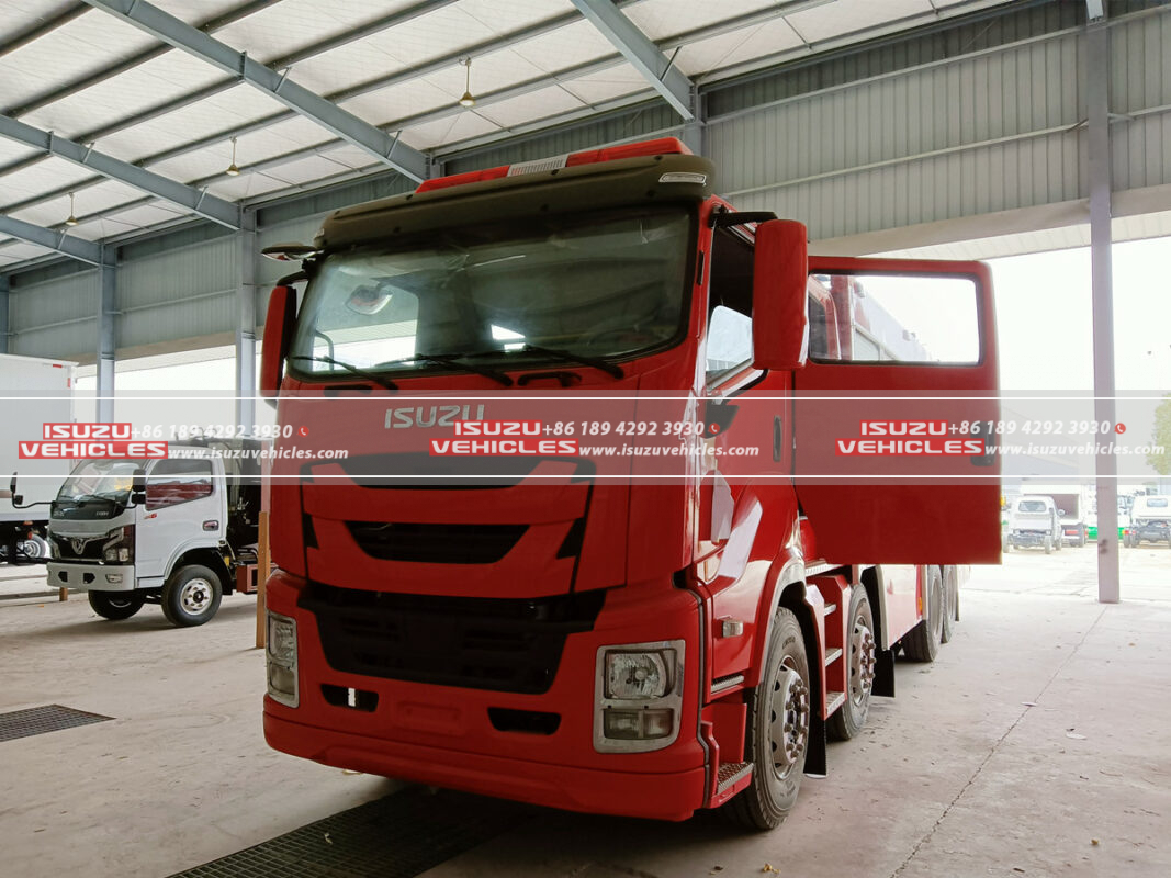 ISUZU 24 Ton Foam Fire Truck in Factory