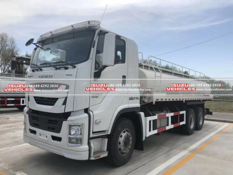 ISUZU 25 CBM Stainless Steel Water Sprinkler Tanker Truck