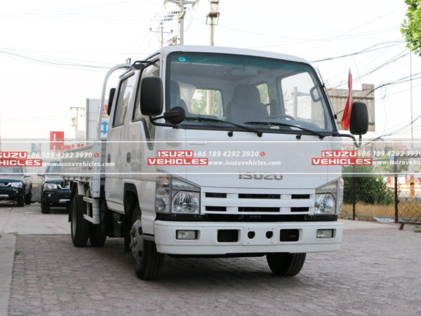 ISUZU 4 Meter Double Row Flatbed Light Dump Truck