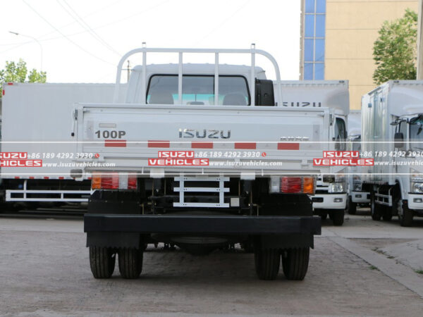 ISUZU 4 Meter Double Row Flatbed Light Dump Truck Loader