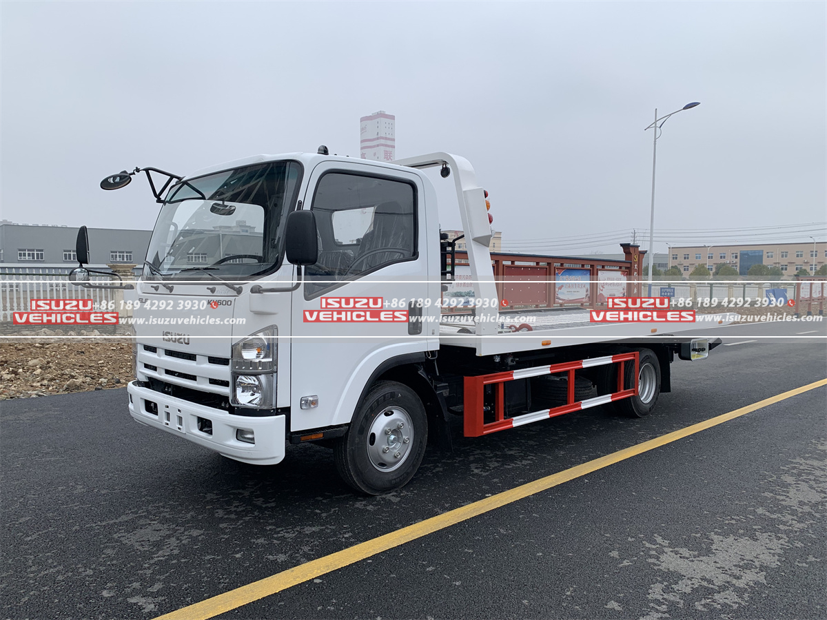 ISUZU 4 Ton Flatbed Rollback Tow Truck ISUZU 4 Ton Flatbed Rollback Tow Truck