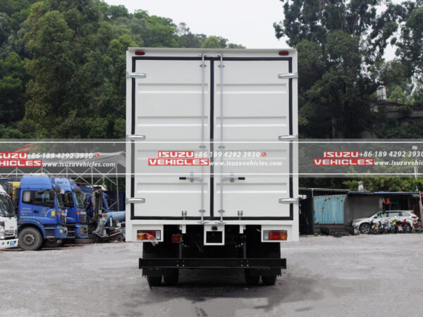 ISUZU 5-10 CBM Cube Van Caged Box Truck Back