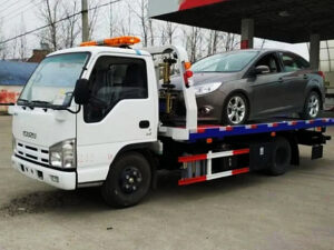 ISUZU 5 Ton Landing Flatbed Low Angle Road Rescue Towing Truck