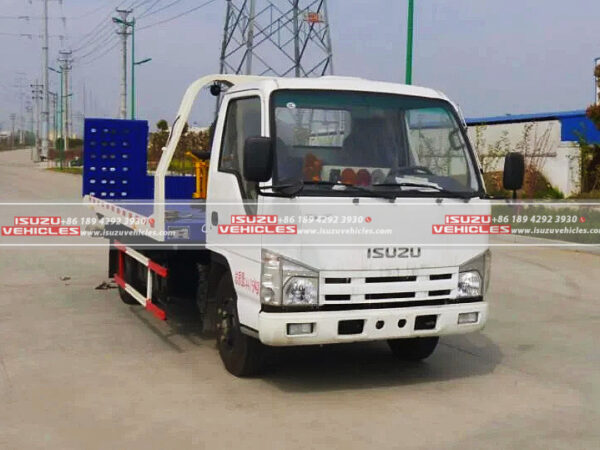 ISUZU 5 Ton Landing Flatbed Low Angle Road Rescue Towing Truck Head