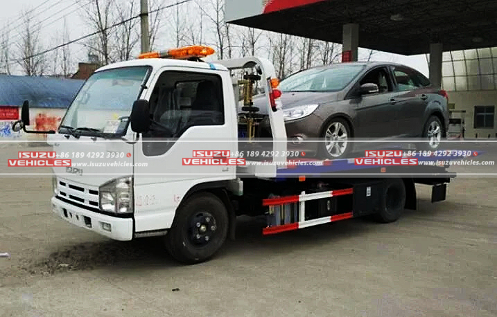 ISUZU 5 Ton Landing Flatbed Low Angle Road Rescue Towing Truck ISUZU 5 Ton Landing Flatbed Low Angle Road Rescue Towing Truck