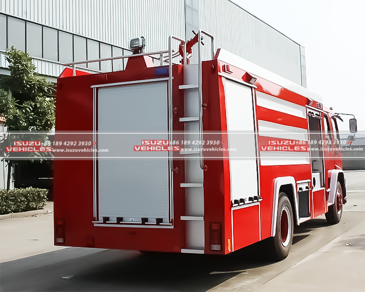ISUZU 5000L CAFS Fire Truck Back ISUZU 5000L CAFS Fire Truck Back