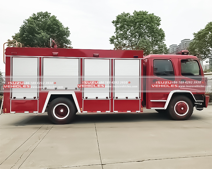 ISUZU 5000L CAFS Fire Truck Body ISUZU 5000L CAFS Fire Truck Body