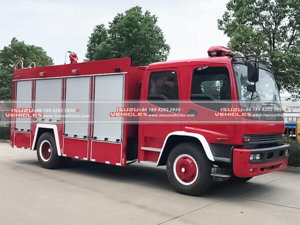 ISUZU 5000L CAFS Fire Truck Front