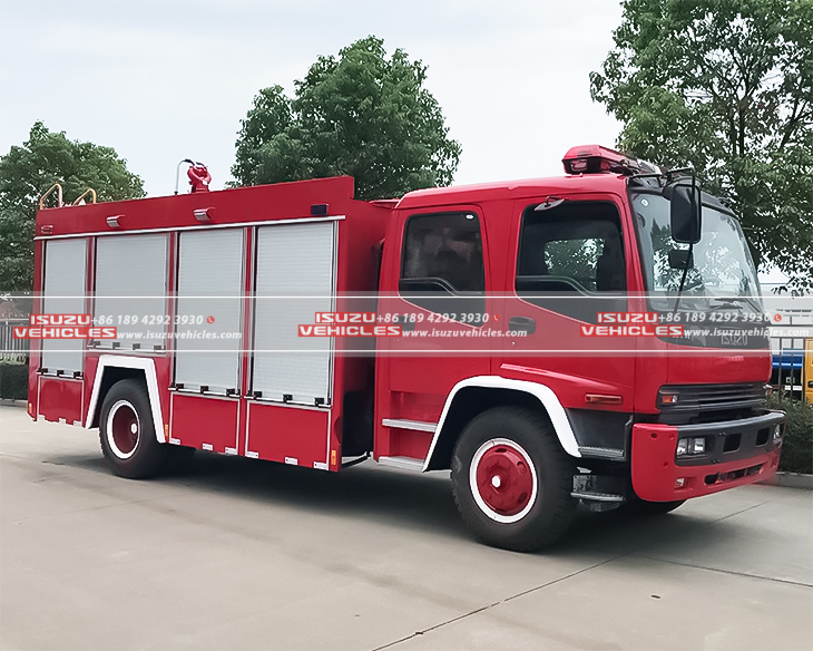 ISUZU 5000L CAFS Fire Truck Front ISUZU 5000L CAFS Fire Truck Front