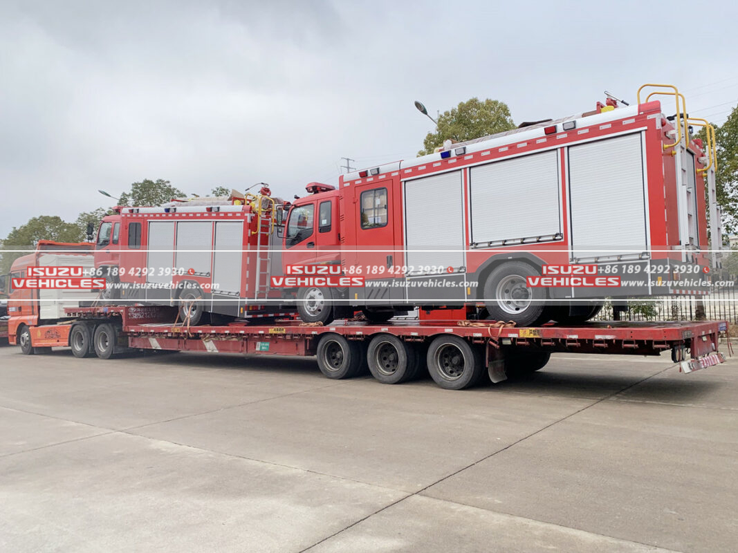 ISUZU 5000L Water 300L Foam Firefighting Truck in Truck